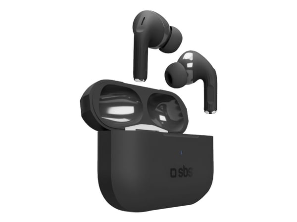 SBS Air Kab Max, True Wireless Stereo (TWS), Samtaler/musikk, 20 - 20000 Hz, 50 g, Hodesett, Sort