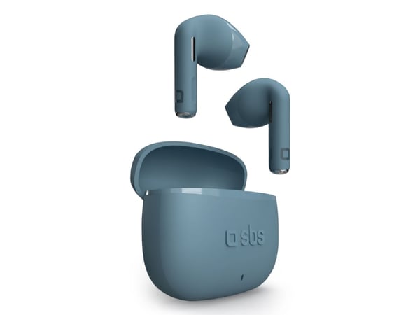 SBS Go Pods, True Wireless Stereo (TWS), 20 - 20000 Hz, Samtaler/musikk, 50 g, Hodesett, Grønn, Bensinfarge