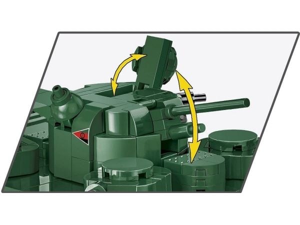 COBI Vickers A1E1 Independent, Byggesett, 3 år, Plast, 887 stykker