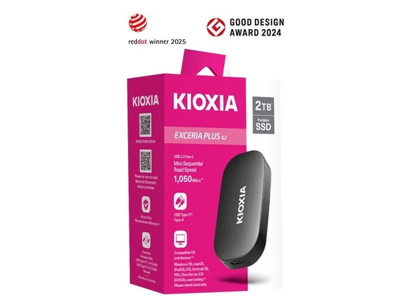 KIOXIA EXCERIA PLUS G2 kannettava SSD-levy 2TB
