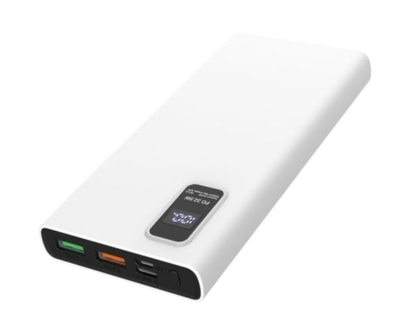 Platinet PMPB10WQC726W, 10000 mAh, Lithium Polymer (LiPo), Quick Charge 3.0, Hvit