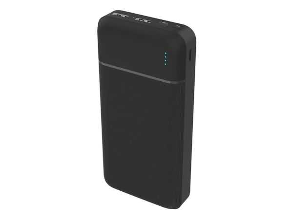 Platinet PMPB20W706B, 20000 mAh, Lithium Polymer (LiPo), 3,7 V, Sort