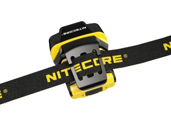 Nitecore NU11, Hodebåndslommelykt, Sort, Gult, Plast, 1 m, IPX5, 2 lamper