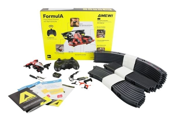 Amewi DRE Drohne Formul A Track Race + Rennstrecke rot