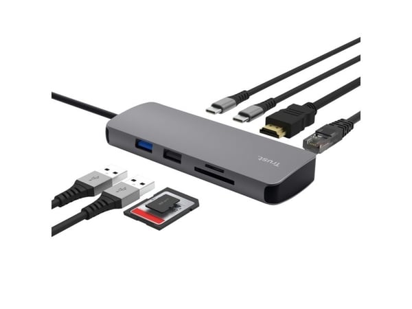 USB-hub Trust Dalyx 8-i-1 8713439256727