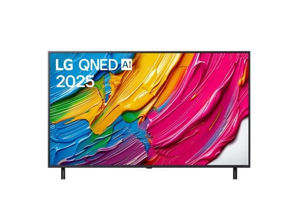 LG 55QNED80A6A - 55" Diagonalklasse QNED80 Series LED-bakgrunnsbelyst LCD TV - QNED AI - Smart TV - webOS - 4K UHD (2160p) 3840 x 2160 - HDR - Edge...