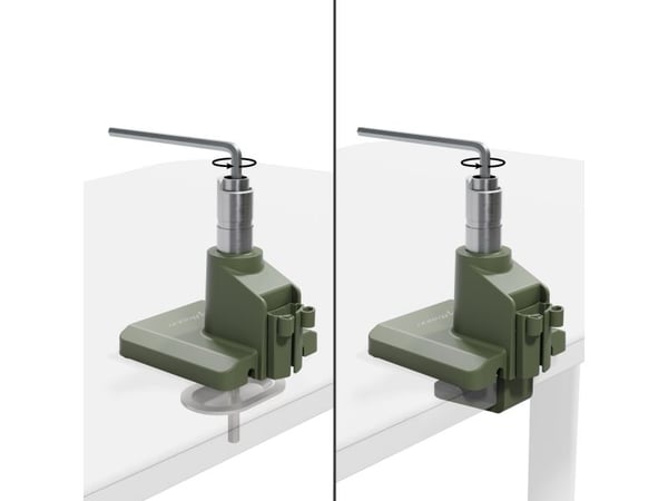Arozzi Alzare Neo Single - Gas Spring Monitor Arm - Forest Green