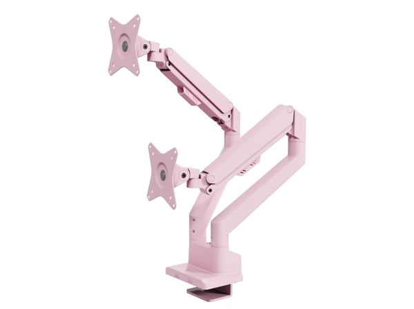 Arozzi Alzare Neo Duo - Gas Spring Monitor Arm - Pink