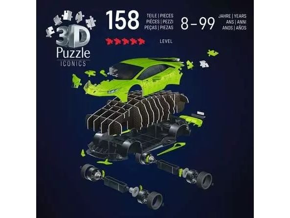 Ravensburger 12008037, 108 stykker, Kjøretøy, 8 år