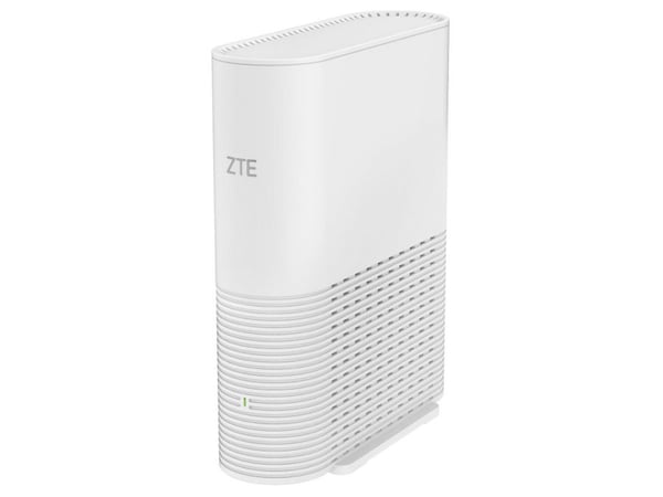 ZTE Z3460, Wi-Fi 7 (802.11be), Tre-båndsfrekvens (2,4 GHz / 5 GHz / 6 GHz), Ethernet/bredbåndsforbindelse, Hvit