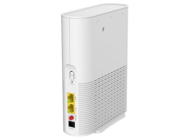 ZTE Z3460, Wi-Fi 7 (802.11be), Tre-båndsfrekvens (2,4 GHz / 5 GHz / 6 GHz), Ethernet/bredbåndsforbindelse, Hvit