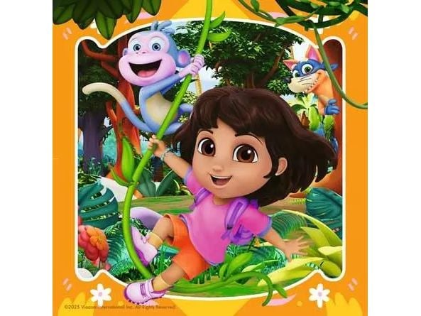 Ravensburger Dora the Explorer, 49 styck, Tecknade serier, 5 År