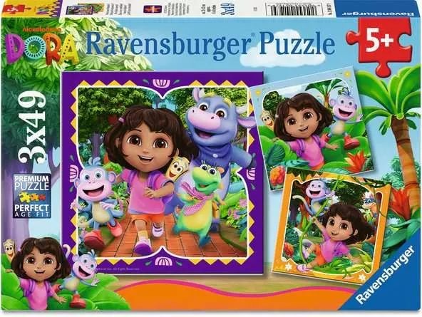 Ravensburger Dora the Explorer, 49 styck, Tecknade serier, 5 År