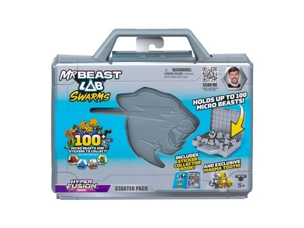 MR.BEAST LAB, SWARMS, FUSION etui m/1 figur+magasin
