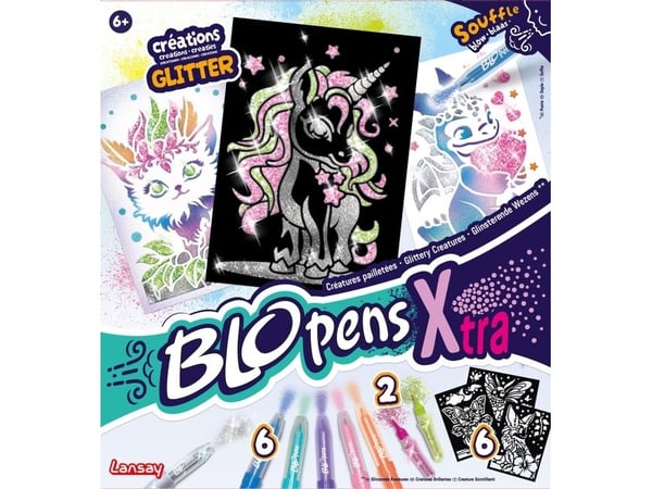 BLOpens Xtra, Glitterkreationer