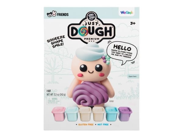 Just Dough, Lockig karaktär modellera set 6x57g