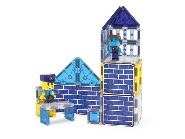 MAGNA-TILES Polisstation 36 delar