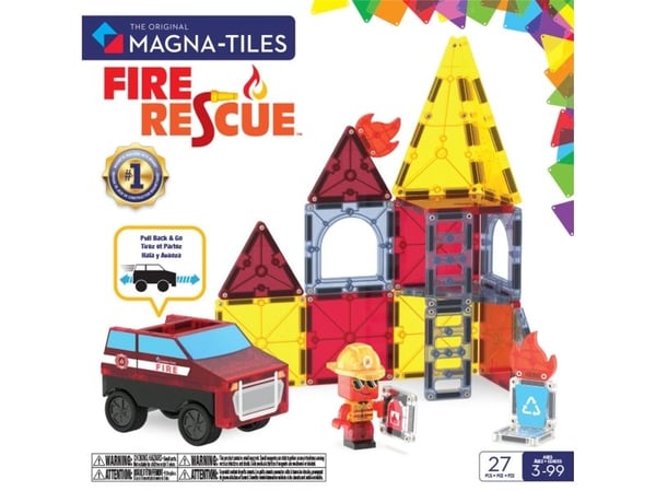 MAGNA-TILES Fire Rescue 27 deler