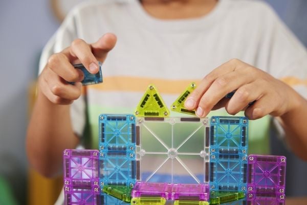 Magna-Tiles Deluxe Travel Set 55 pcs