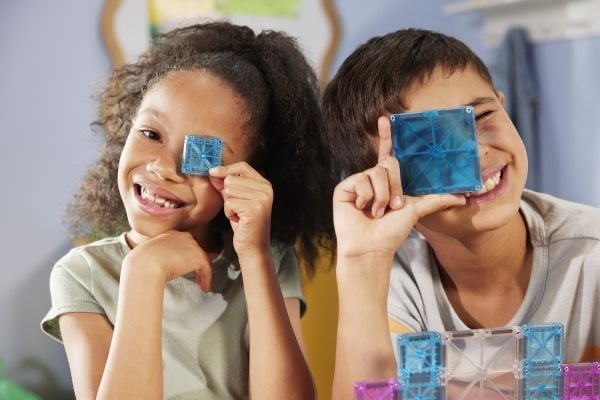 MAGNA-TILES® microMAGS Deluxe rejsesæt i æske, 55 dele
