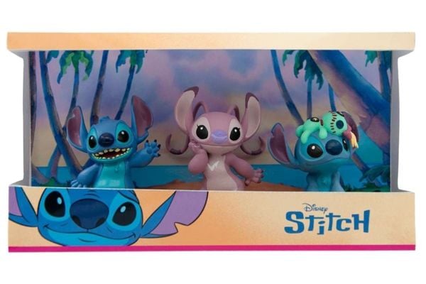 Walt Disney Stitch ja enkeli lahjapakkaus 3 hahmoa