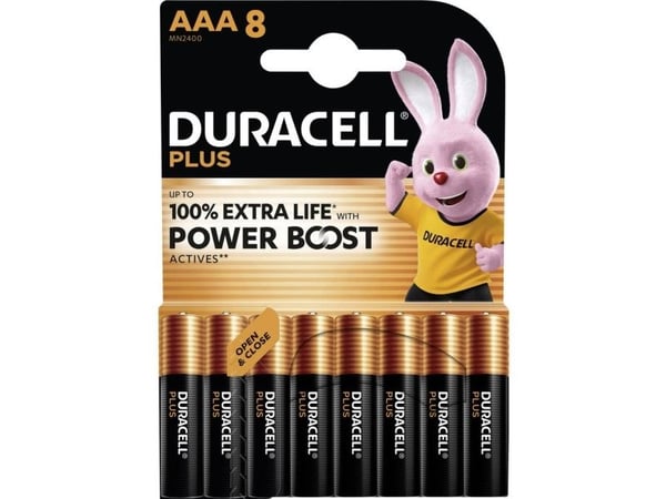 Duracell - Batteri 8 x AAA - Alkalisk - 1150 mAh