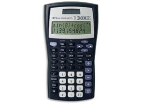Texas Instruments TI-30X IIS - Vitenskapelig kalkulator - 10 sifre + 2 eksponenter - batteri, solpanel