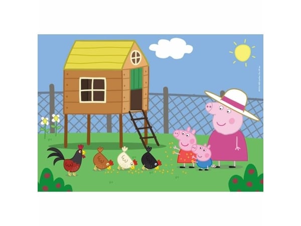 Clementoni CLE puslespill 60 maxi SuperKolor Gris Peppa 26590