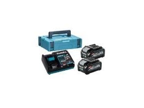 Makita XGT DC40RA - Batterilader + batteri 2 x - Li-Ion - 4 Ah - 1 x batterier lader