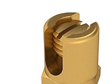 Jordningsskruv M6 25 mm CuZn, fäste gänga EKL 25 (6404006)