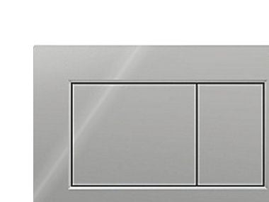 Geberit Sigma01 frontplatta för dubbelspolning kvadrat blankförkromad