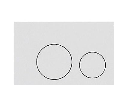 Ohjauslevy Sigma40 pyöreä matta valkoinen