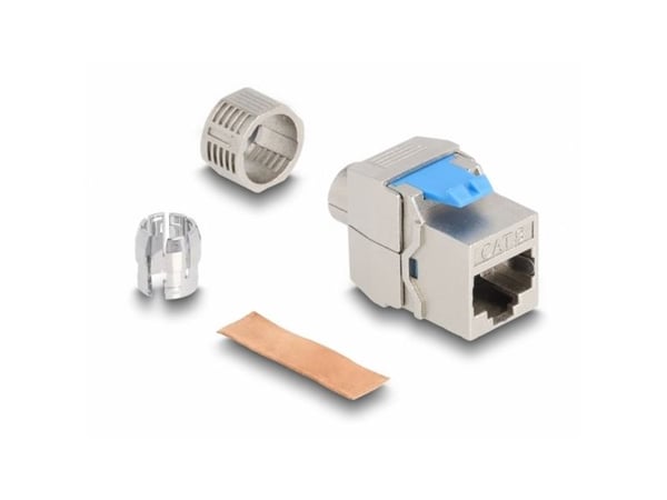 Delock - Nettverkkopler - RJ-45 (hunn) til LSA (hunn) - STP - CAT 8.1