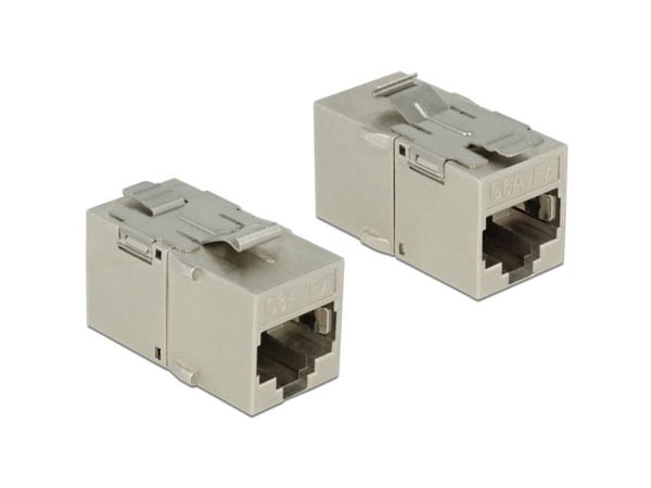 Delock Keystone-moduuli - Modulaarinen insertti (kytkentä) - CAT 6a - STP - RJ-45 - metallia