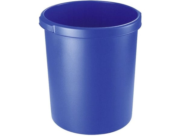 Papirkurv, V-Part, blå, plast