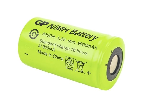 NH GP 900DH - NiMh Akku D Mono 9000 mAh 1st-Pack - Akku - Mono (D) (301.900DH-C1)