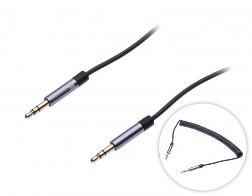 Connect IT CI-480, 3.5mm, Hankjønn, 3.5mm, Hankjønn, 1,8 m, Sort