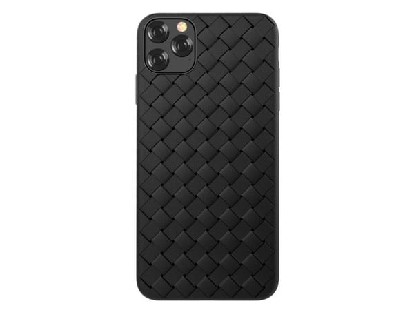 Devia Woven Pattern Design, Etui, Apple, iPhone 11 Pro, 14,7 cm (5.8"), Svart