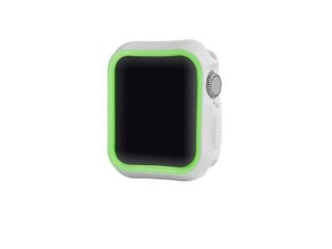 Devia Dazzle, Overtrekk, Smartklokke, Grønn, Sølv, Apple, Watch 4 40mm, Støvresistent, Ripebestandig