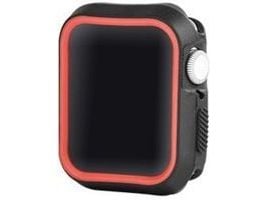 Devia Dazzle, Etui, Smartklokke, Svart, Rød, Apple, Watch 4 40mm, Støvresistent, Ripebestandig