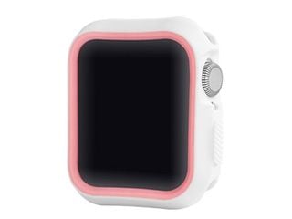 Devia Dazzle, Kotelo, Älykello, Vaaleanpunainen, Valkoinen, Apple, Watch 4 44mm, Pölynkestävä, Naarmuuntumisenkestävä