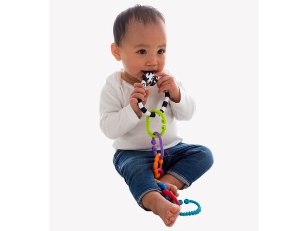 Playgro Zebra 9 Links, 0,25 år, Flerfarget