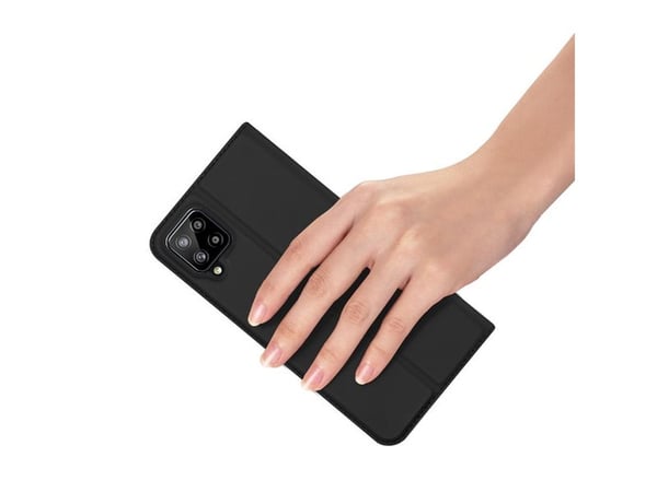 Dux Ducis Skin Pro Series, Flip case, Samsung, Galaxy A12, 16,5 cm (6.5"), Sort