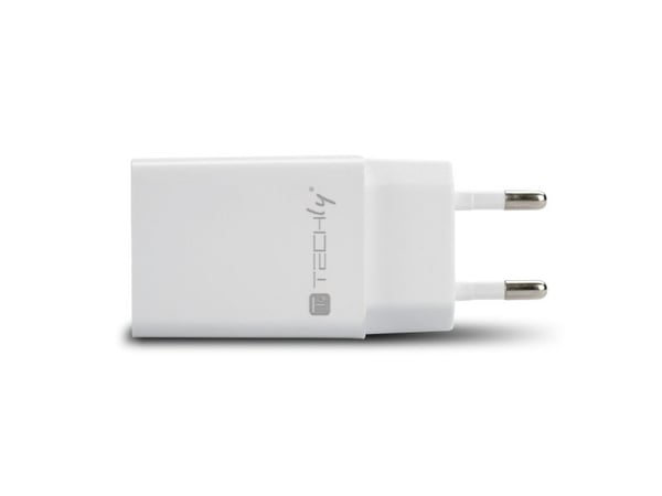 Techly IPW-USB-24WH, Sisätila, AC, 5 V, 2,4 A, Valkoinen