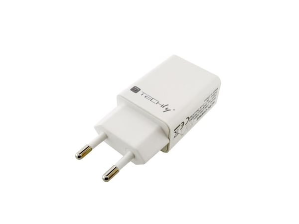Techly IPW-USB-24WH, Sisätila, AC, 5 V, 2,4 A, Valkoinen
