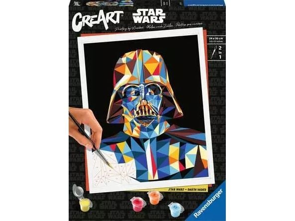Ravensburger CreArt - MNZ - Darth Vader, Støpe/malesett for barn, 12 år, Flerfarget