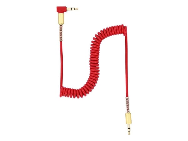 Tellur TLL311061, 3,5mm, Hankoppling, 3,5mm, Hankoppling, 1,5 m, Röd