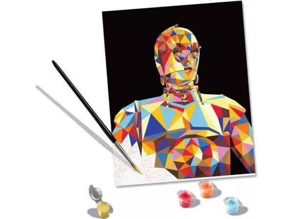 Ravensburger 23894, Malinger inkludert, Gutt/Jente, Fargelegg etter tall