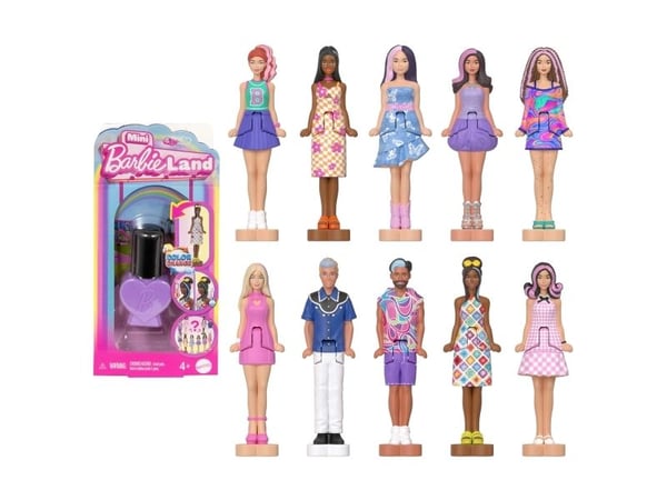 Barbie Mini BarbieLand CDU, Minidukke, Hunkjønn, 4 år, Jente, 70 mm, 25 g