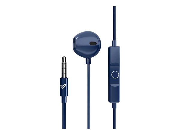 Energy Sistem EasyPods, Koblet med ledninger (ikke trådløs), Samtaler/musikk, 20 - 20000 Hz, 10 g, Hodesett, Blå